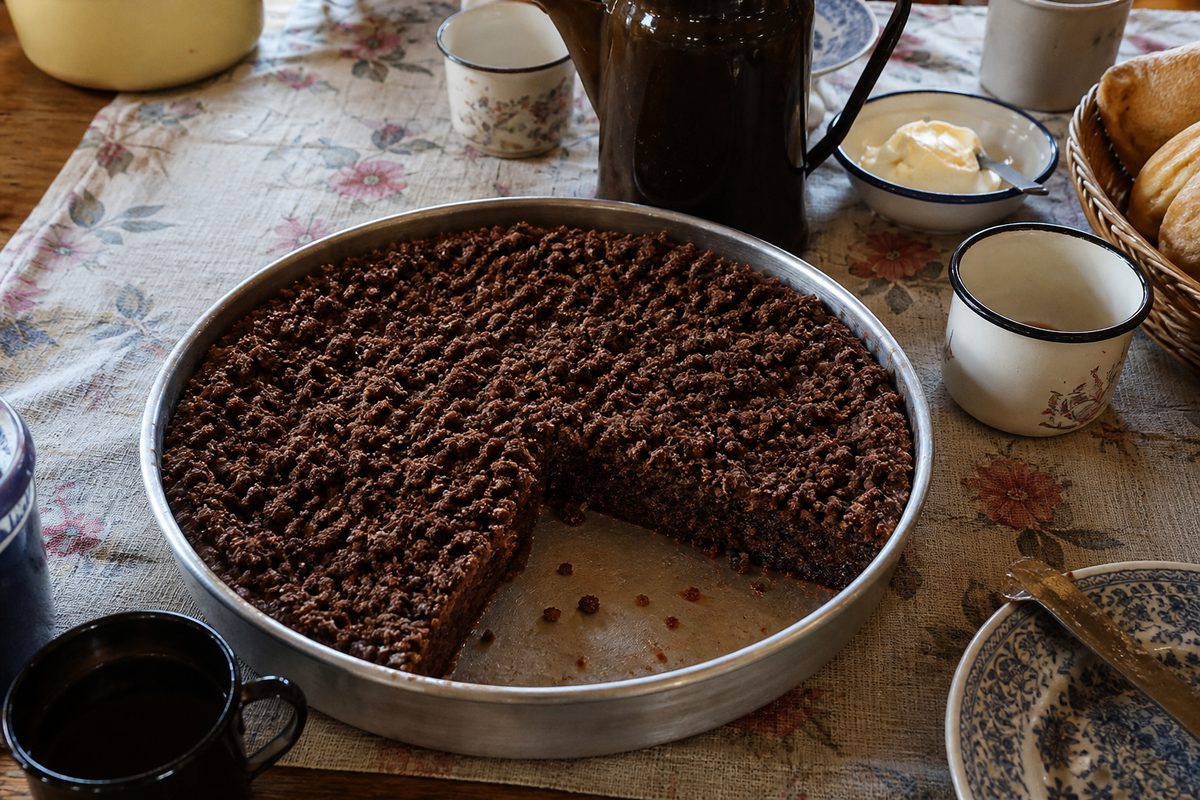 Cuca de chocolate